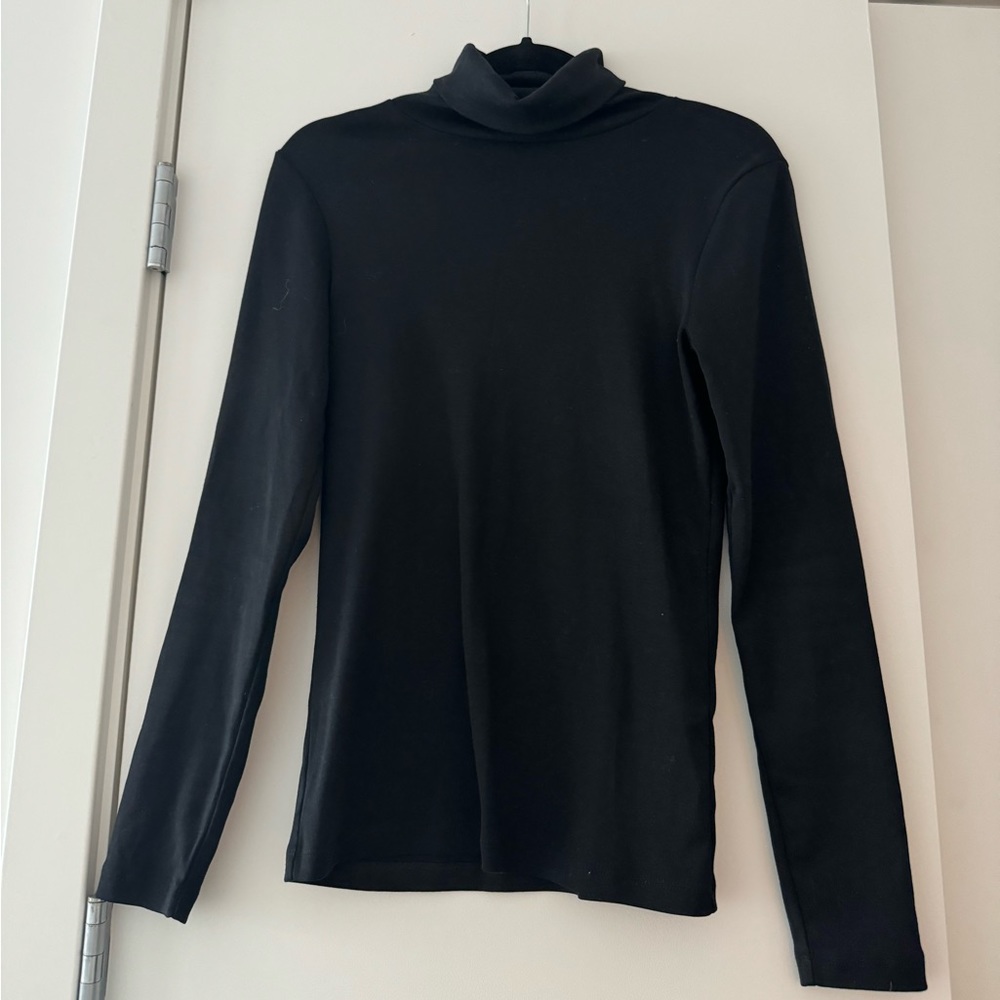 NWOT J. crew perfect fit black turtleneck, women’s S